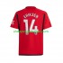 Maillot de Foot Manchester United Eriksen 14 Homme Domicile 2023-2024 Manche Courte