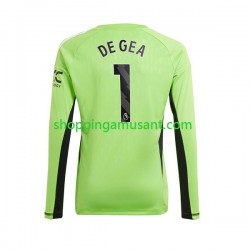 Maillot de Foot Manchester United De Gea 1 Gardien Homme Domicile 2023-2024 Manche Longue