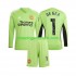 Maillot de Foot Manchester United De Gea 1 Gardien Enfant Domicile 2023-2024 Manche Longue