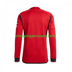 Maillot de Foot Manchester United Homme Domicile 2023-2024 Manche Longue