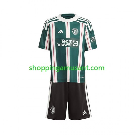 Maillot de Foot Manchester United Enfant Extérieur 2023-2024 Manche Courte