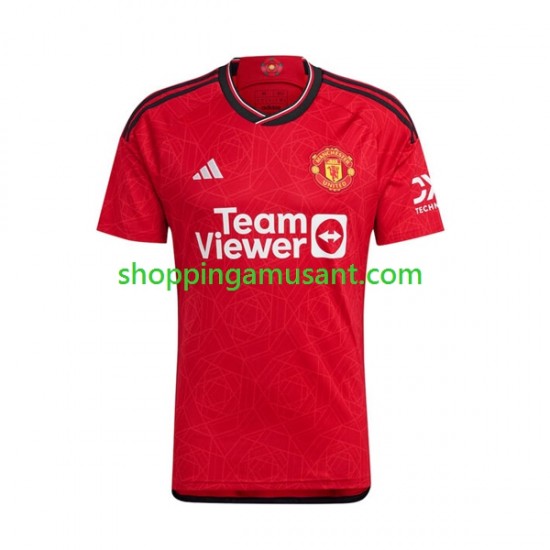 Maillot de Foot Manchester United Lindelof 2 Enfant Domicile 2023-2024 Manche Courte