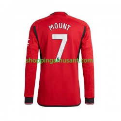 Maillot de Foot Manchester United Mount 7 Homme Domicile 2023-2024 Manche Longue