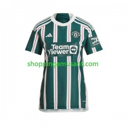 Maillot de Foot Manchester United Féminine Extérieur 2023-2024 Manche Courte