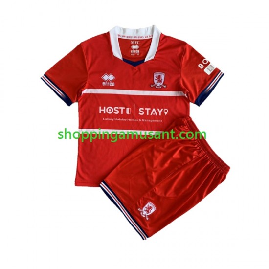 Maillot de Foot Middlesbrough Enfant Domicile 2023-2024 Manche Courte