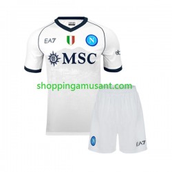 Maillot de Foot Naples Enfant Extérieur 2023-2024 Manche Courte