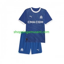 Maillot de Foot Olympique de Marseille Enfant Extérieur 2023-2024 Manche Courte