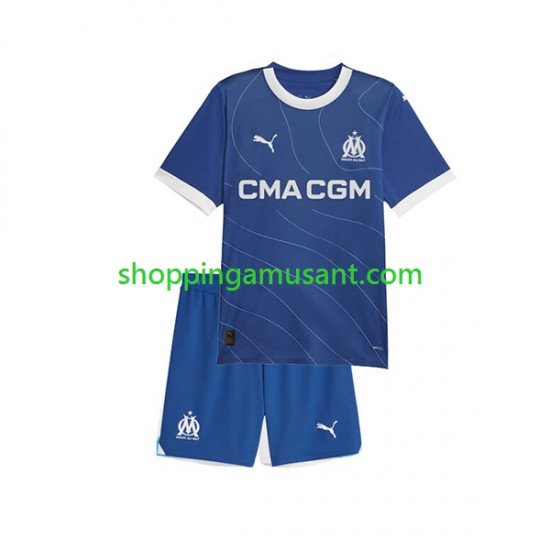 Maillot de Foot Olympique de Marseille Enfant Extérieur 2023-2024 Manche Courte