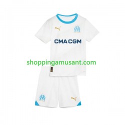 Maillot de Foot Olympique de Marseille Enfant Domicile 2023-2024 Manche Courte