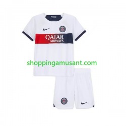 Maillot de Foot Paris Saint-Germain Enfant Extérieur 2023-2024 Manche Courte