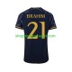 Maillot de Foot Real Madrid Brahim Diaz 21 Homme Extérieur 2023-2024 Manche Courte