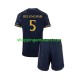 Maillot de Foot Real Madrid Jude Bellingham 5 Enfant Extérieur 2023-2024 Manche Courte