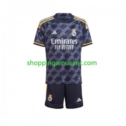 Maillot de Foot Real Madrid Enfant Extérieur 2023-2024 Manche Courte