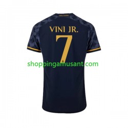 Maillot de Foot Real Madrid Vinicius Junior 7 Homme Extérieur 2023-2024 Manche Courte