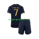 Maillot de Foot Real Madrid Vinicius Junior 7 Enfant Extérieur 2023-2024 Manche Courte