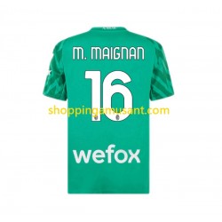Maillot de Foot AC Milan Mike Maignan 16 Gardien Homme Domicile 2023-2024 Manche Courte