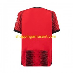 Maillot de Foot AC Milan Homme Domicile 2023-2024 Manche Courte