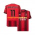 Maillot de Foot AC Milan Ibrahimović 11 Homme Domicile 2023-2024 Manche Courte