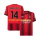 Maillot de Foot AC Milan Tiemoue Bakayoko 14 Homme Domicile 2023-2024 Manche Courte