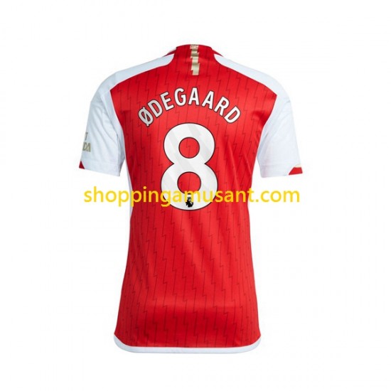 Maillot de Foot Arsenal Martin Odegaard 8 Homme Domicile 2023-2024 Manche Courte