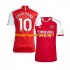 Maillot de Foot Arsenal Smith Rowe 10 Homme Domicile 2023-2024 Manche Courte