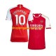 Maillot de Foot Arsenal Smith Rowe 10 Homme Domicile 2023-2024 Manche Courte