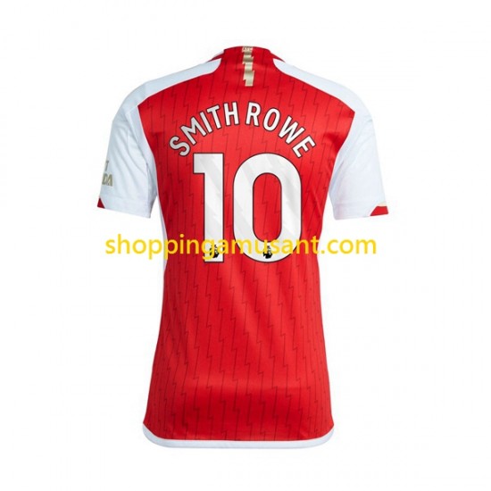 Maillot de Foot Arsenal Smith Rowe 10 Homme Domicile 2023-2024 Manche Courte