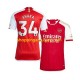 Maillot de Foot Arsenal Xhaka 34 Homme Domicile 2023-2024 Manche Courte