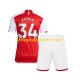 Maillot de Foot Arsenal Xhaka 34 Enfant Domicile 2023-2024 Manche Courte