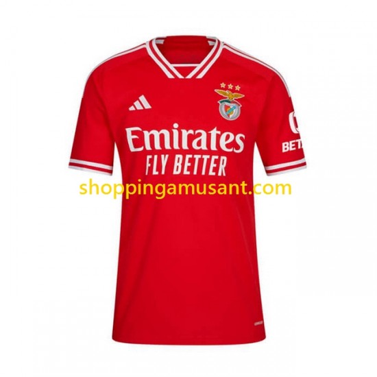Maillot de Foot Benfica Homme Domicile 2023-2024 Manche Courte