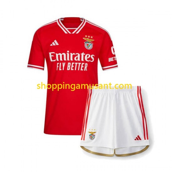 Maillot de Foot Benfica Enfant Domicile 2023-2024 Manche Courte