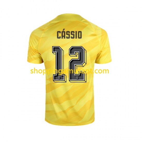 Maillot de Foot Corinthians Cassio 12 Gardien Homme Extérieur 2023-2024 Manche Courte