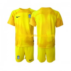 Maillot de Foot Grèce Gardien Enfant Domicile 2023 Manche Courte