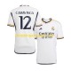 Maillot de Foot Real Madrid Camavinga 12 Homme Domicile 2023-2024 Manche Courte