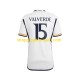 Maillot de Foot Real Madrid Federico Valverde 15 Homme Domicile 2023-2024 Manche Courte