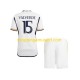 Maillot de Foot Real Madrid Federico Valverde 15 Enfant Domicile 2023-2024 Manche Courte