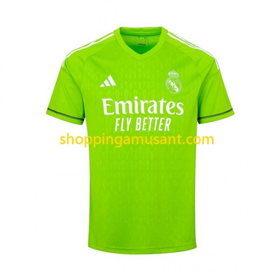 Maillot de Foot Real Madrid Gardien Homme Domicile 2023-2024 Manche Courte