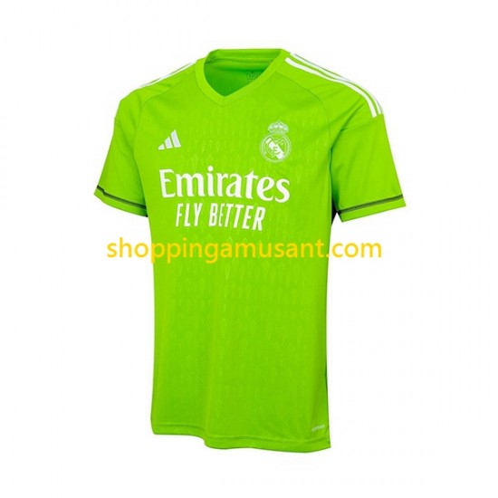 Maillot de Foot Real Madrid Gardien Homme Domicile 2023-2024 Manche Courte
