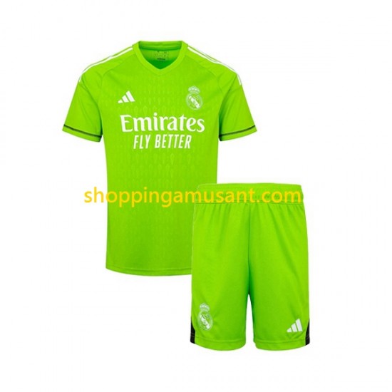 Maillot de Foot Real Madrid Gardien Enfant Domicile 2023-2024 Manche Courte