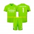 Maillot de Foot Real Madrid Thibaut Courtois 1 Gardien Enfant Domicile 2023-2024 Manche Courte