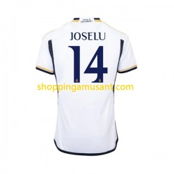 Maillot de Foot Real Madrid JOSELU 14 Homme Domicile 2023-2024 Manche Courte