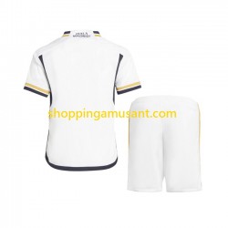 Maillot de Foot Real Madrid Enfant Domicile 2023-2024 Manche Courte