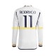 Maillot de Foot Real Madrid Rodrygo Goes 11 Homme Domicile 2023-2024 Manche Longue