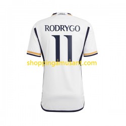 Maillot de Foot Real Madrid Rodrygo Goes 11 Homme Domicile 2023-2024 Manche Courte