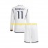 Maillot de Foot Real Madrid Rodrygo Goes 11 Enfant Domicile 2023-2024 Manche Longue