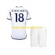 Maillot de Foot Real Madrid TCHOUAMENI 18 Enfant Domicile 2023-2024 Manche Courte