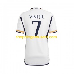 Maillot de Foot Real Madrid Vinicius Junior 7 Homme Domicile 2023-2024 Manche Courte