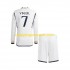 Maillot de Foot Real Madrid Vinicius Junior 7 Enfant Domicile 2023-2024 Manche Longue
