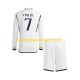 Maillot de Foot Real Madrid Vinicius Junior 7 Enfant Domicile 2023-2024 Manche Longue