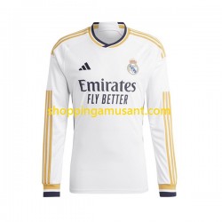Maillot de Foot Real Madrid Vinicius Junior 7 Enfant Domicile 2023-2024 Manche Longue
